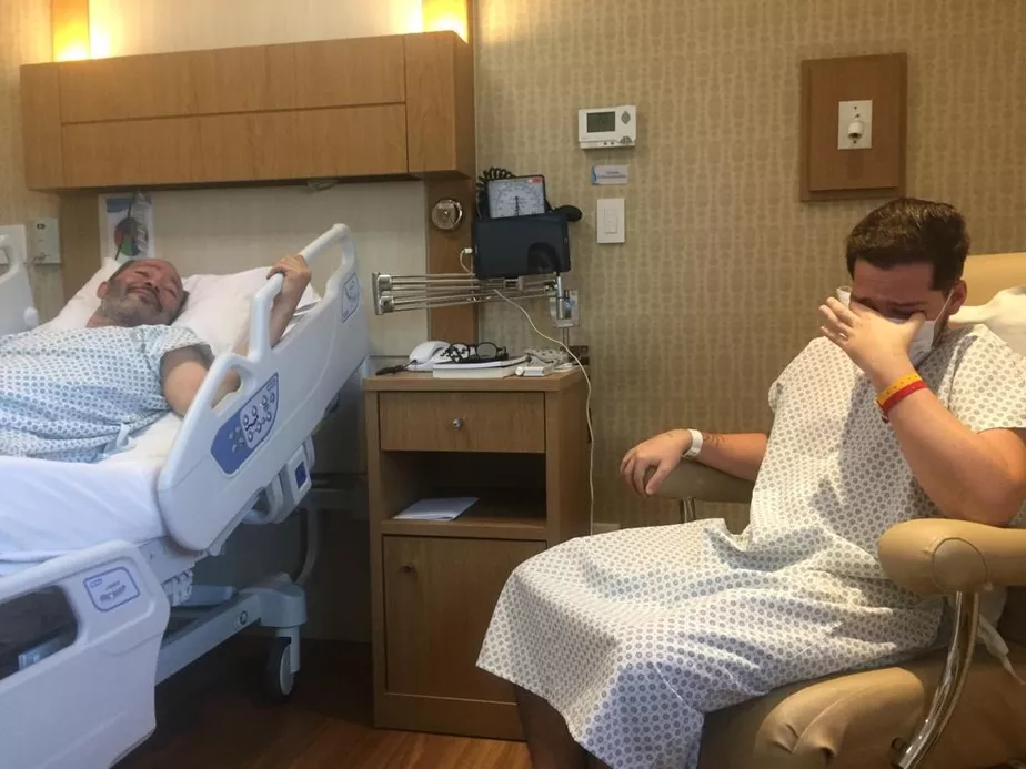 Pai e filho passaram cerca de sete horas na sala de cirurgia/Divulgação/Hospital São Lucas Copacabana