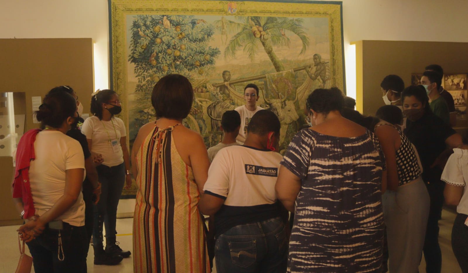 Alguns dos estudantes tiveram acesso ao espaço pela primeira vez