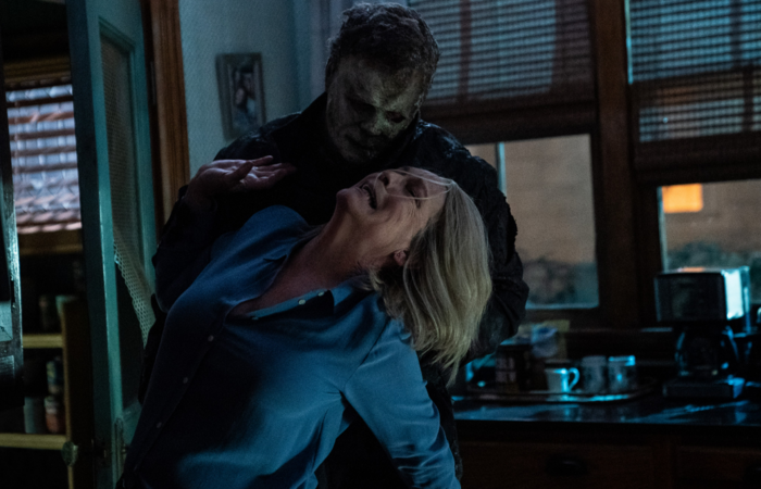 Longa encerra nova trilogia comandada por David Gordon Green e marca despedida de Jamie Lee Curtis no papel de Laurie Strode. Universal/Divulga&ccedil;&atilde;o.