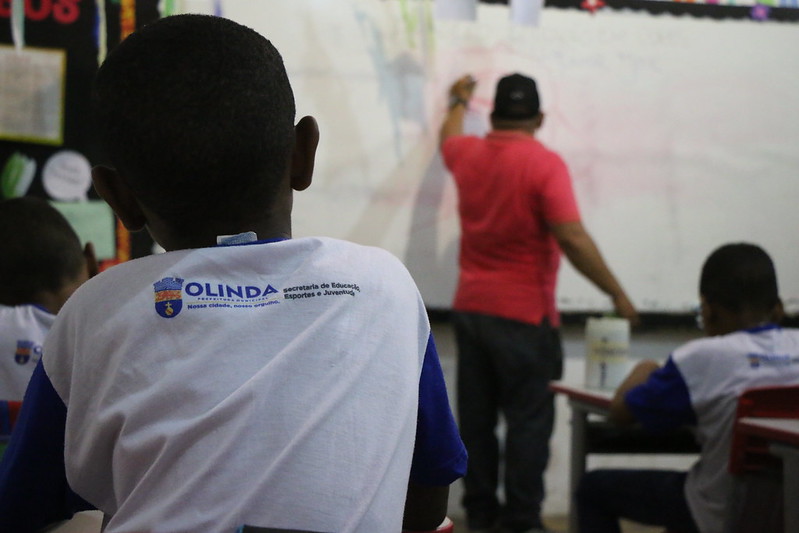 Incremento na folha de pagamento do magistério foi de R$ 225 mil por mês/Foto: Sandro Barros/Secom Olinda