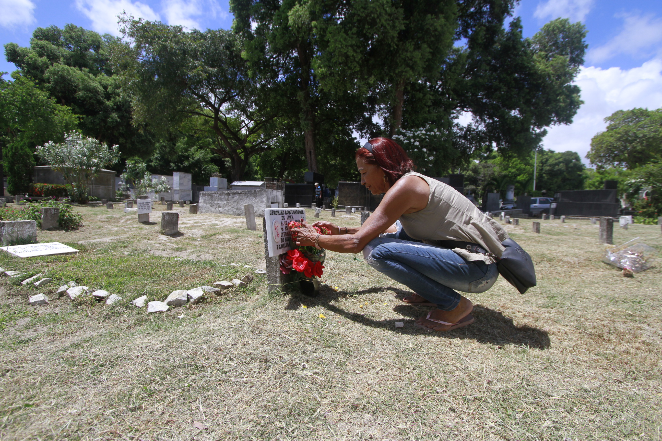 "Vir aqui é a lembrança de todas as coisas boas que tive com ele", disse a viúva