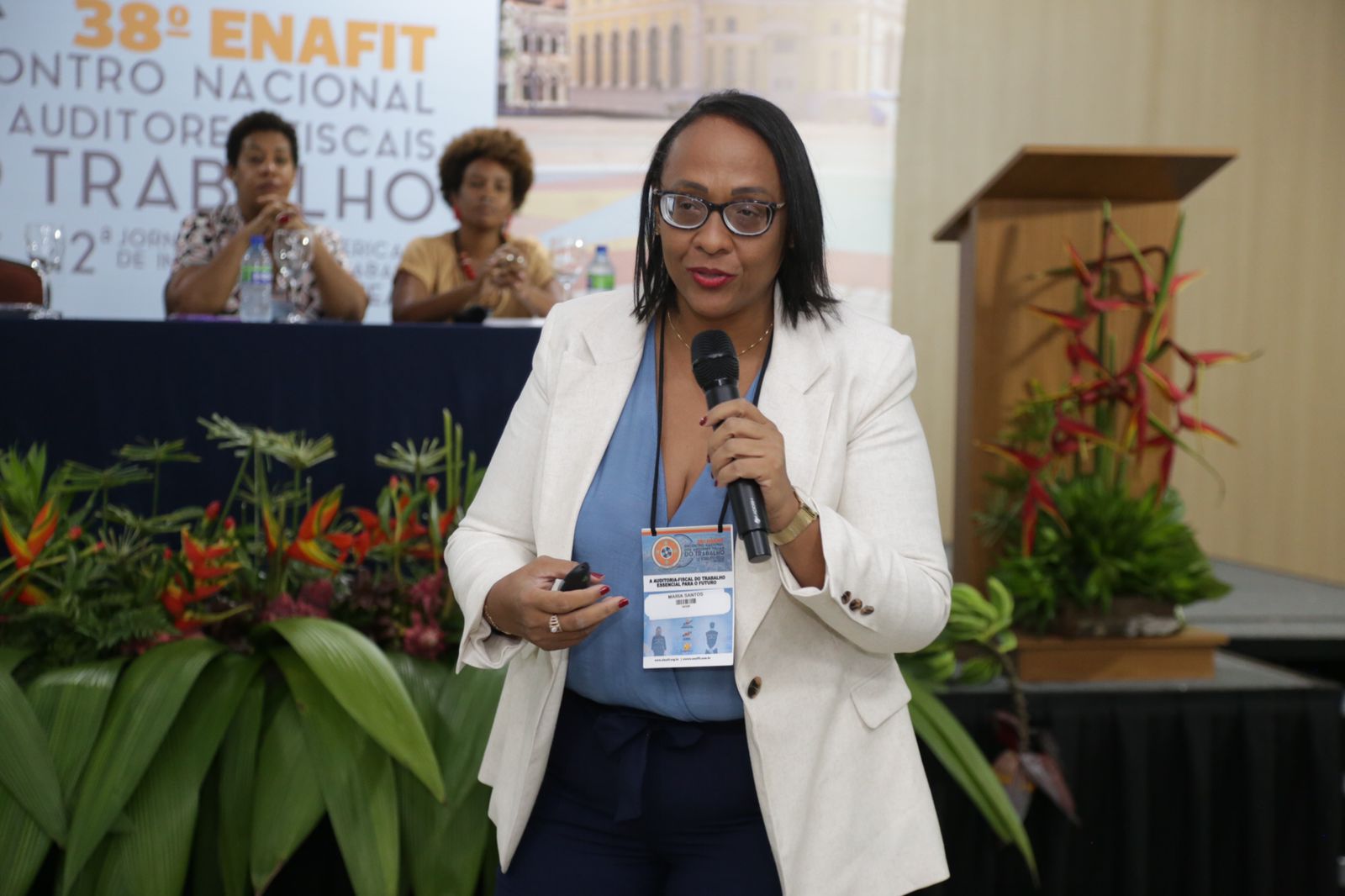 Roseniura Santos diz que noticiar flagrantes ajuda muito no combate ao problema/Cristiano Eduardo - AI 8&ordm; Enafit