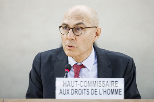 Volker Türk, alto Comissariado dos Direitos Humanos da ONU./Foto: VALENTIN FLAURAUD / AFP