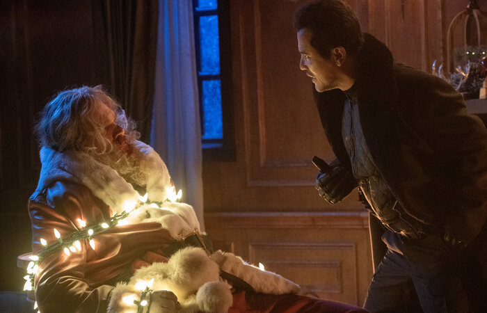 /David Harbour interpreta Papai Noel nada usual em comédia de ação. Universal/Divulgação. /David Harbour interpreta Papai Noel nada usual em comédia de ação. Universal/Divulgação.