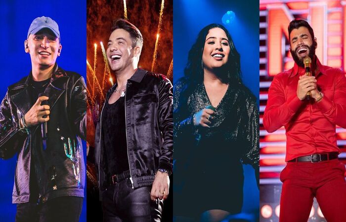 Nomes como João Gomes, Wesley Safadão, Mari Fernandez e Gusttavo Lima estão entre as atrações (Crédito: Divulgação) Nomes como João Gomes, Wesley Safadão, Mari Fernandez e Gusttavo Lima estão entre as atrações/Crédito: Divulgação