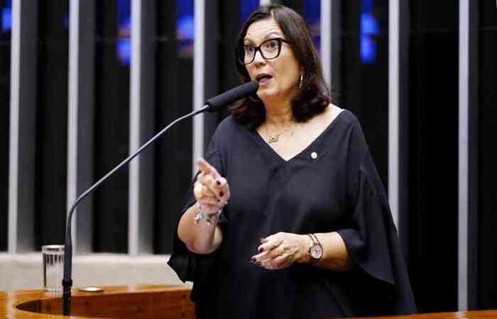 Deputada afirmou que ministro do TSE determinou o bloqueio de todas as suas redes sociais/Crédito: Pablo Valadares/ Câmara dos Deputados