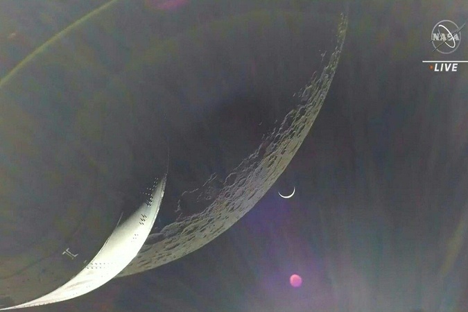 /Foto: Handout / NASA TV / AFP