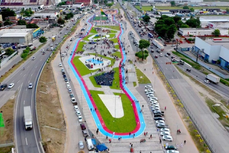 A passarela havia sido acordada desde antes da constru&ccedil;&atilde;o do parque./Divulga&ccedil;&atilde;o