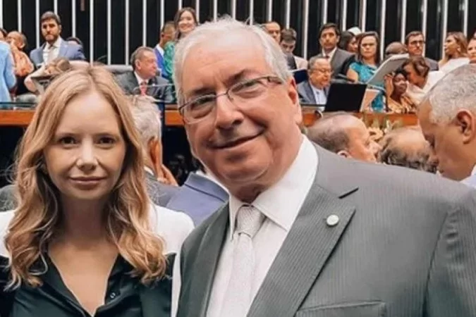 Segundo o ex-presidente da C&acirc;mara dos Deputados, esta foi a primeira vez dele de volta ao pr&eacute;dio do Congresso desde a cassa&ccedil;&atilde;o do mandato como deputado em 2016/Foto: Reprodu&ccedil;&atilde;o/Redes Sociais
