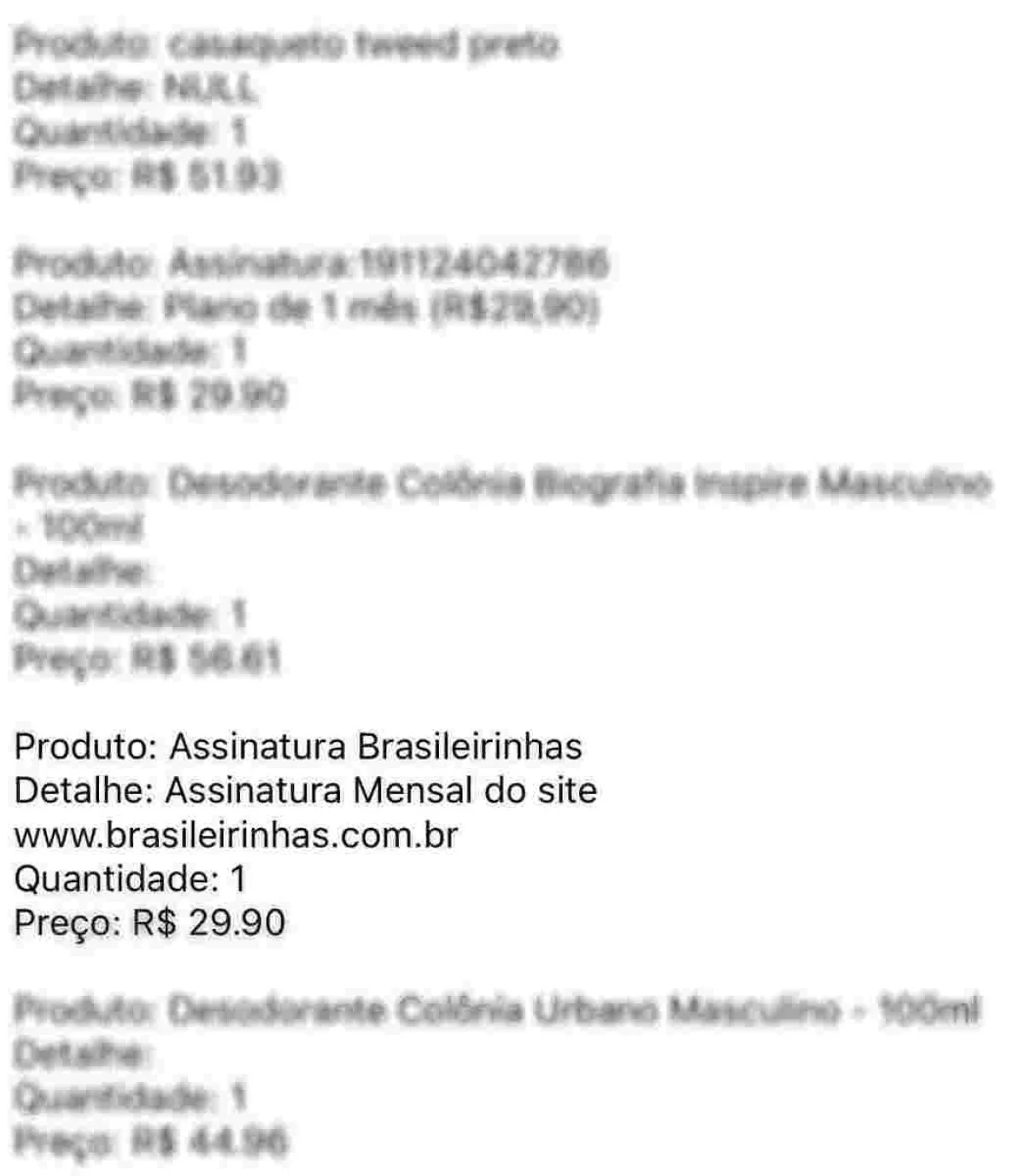 Supostos dados da deputada Carla Zambelli - 