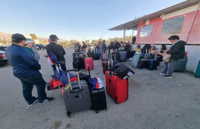 Os pernambucanos contaram com a ajuda da Obra de Maria, que assumiu e deu continuidade ao passeio, pagando hospedagem, alimentação e transporte para o grupo/Laércio Teixeira/Arquivo Pessoal Os pernambucanos contaram com a ajuda da Obra de Maria, que assumiu e deu continuidade ao passeio, pagando hospedagem, alimentação e transporte para o grupo/Laércio Teixeira/Arquivo Pessoal