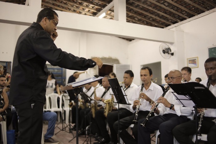 Com a temática %u201CSemana da Música 1º de Maio, a Banda de todos%u201D, a ação acontece de 24 de abril a 01 de maio, na Sede da Música./Foto: Divulgação Com a temática %u201CSemana da Música 1º de Maio, a Banda de todos%u201D, a ação acontece de 24 de abril a 01 de maio, na Sede da Música./Foto: Divulgação