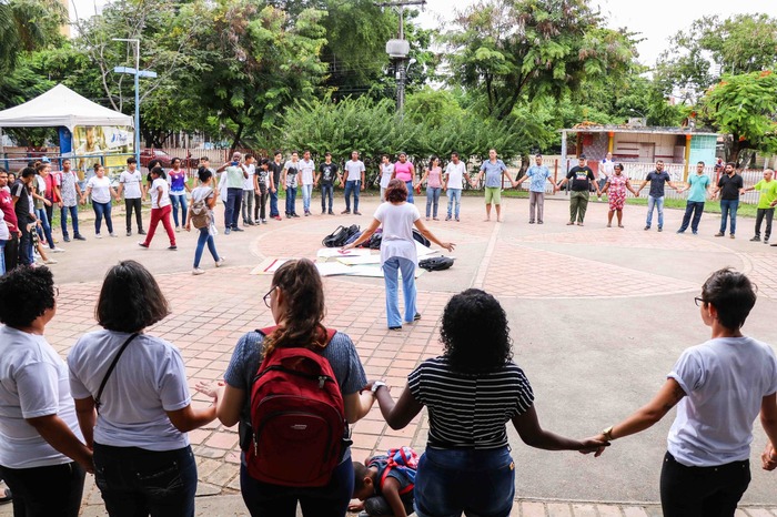 A programa&ccedil;&atilde;o acontece nesta quinta (25), no P&aacute;tio de S&atilde;o Pedro, e envolver&aacute; apresenta&ccedil;&otilde;es de grupos musicais, de dan&ccedil;a e teatro, orquestras e grupo de passistas, das 15h &agrave;s 18h/Foto: Divulga&ccedil;&atilde;o/Ikamah&atilde;/Sesau