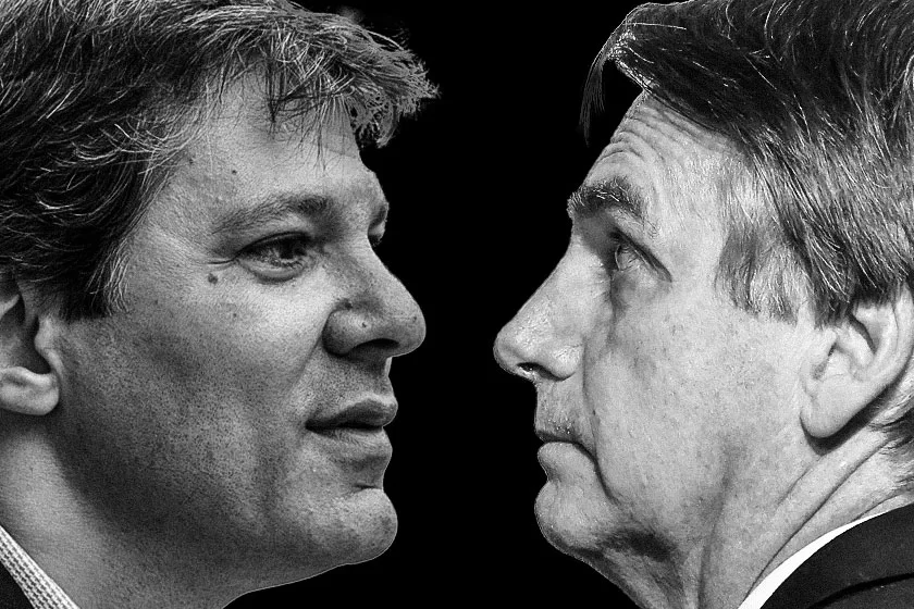 Segundo o ministro Fernando Haddad, havia um temor de frear Bolsonaro/Arte/Metrópoles Segundo o ministro Fernando Haddad, havia um temor de frear Bolsonaro/Arte/Metrópoles