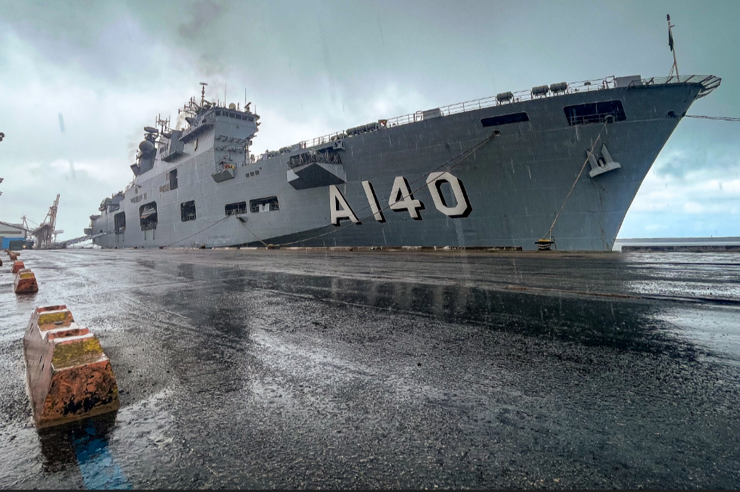 Os visitantes podem conhecer o navio neste final de semana. O acesso é pelo Terminal Marítimo de Passageiros/Rafael Vieira/DP Os visitantes podem conhecer o navio neste final de semana. O acesso é pelo Terminal Marítimo de Passageiros/Rafael Vieira/DP
