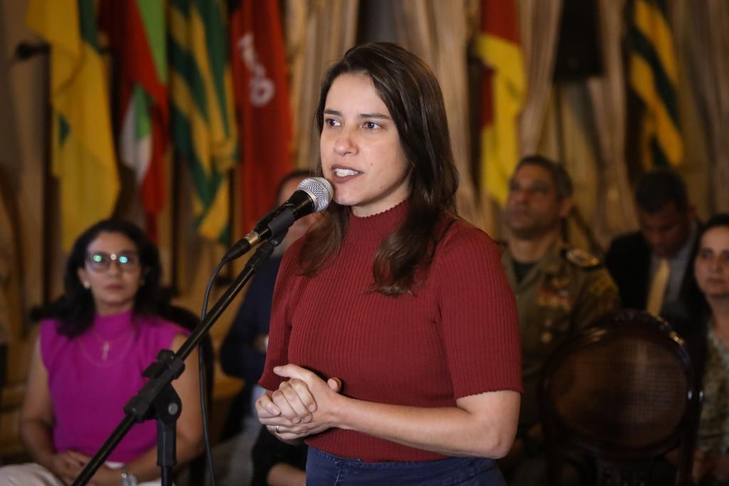 A governadora ressaltou que um dos projetos beneficiados pelos recursos são as obras do Cinema São Luiz/foto: Hesíodo Góes/Secom