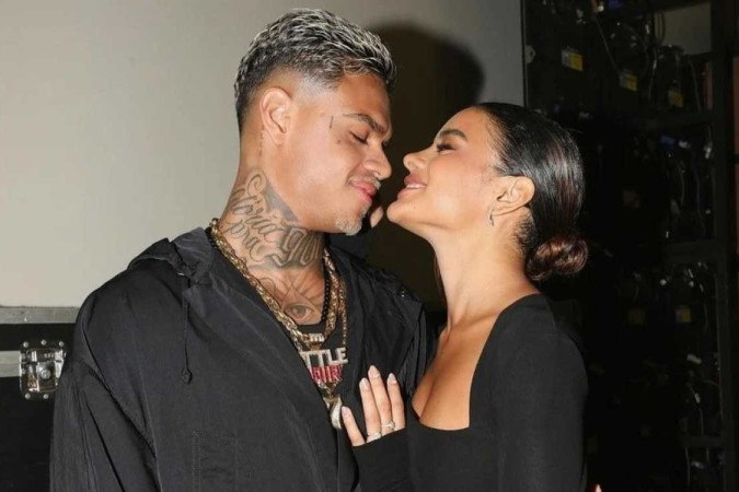 O romance entra Bella Campos e MC Cabelinho ganhou notoriedade nas redes sociais após os dois contracenarem juntos em Vai na fé/Reprodução/Instagram O romance entra Bella Campos e MC Cabelinho ganhou notoriedade nas redes sociais após os dois contracenarem juntos em Vai na fé/Reprodução/Instagram