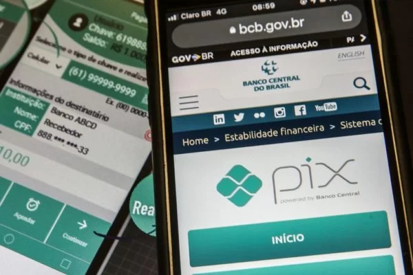 A informação consta de um relatório sobre o Pix divulgado pela autoridade monetária/Marcello Casal Jr/Agência Brasil A informação consta de um relatório sobre o Pix divulgado pela autoridade monetária/Marcello Casal Jr/Agência Brasil