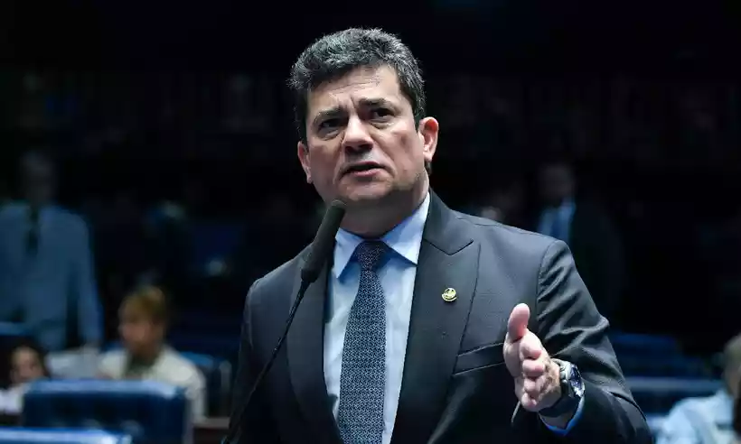 Moro não reconhece conteúdo das mensagens da Vaza Jato/foto: Agência Senado/Reprodução