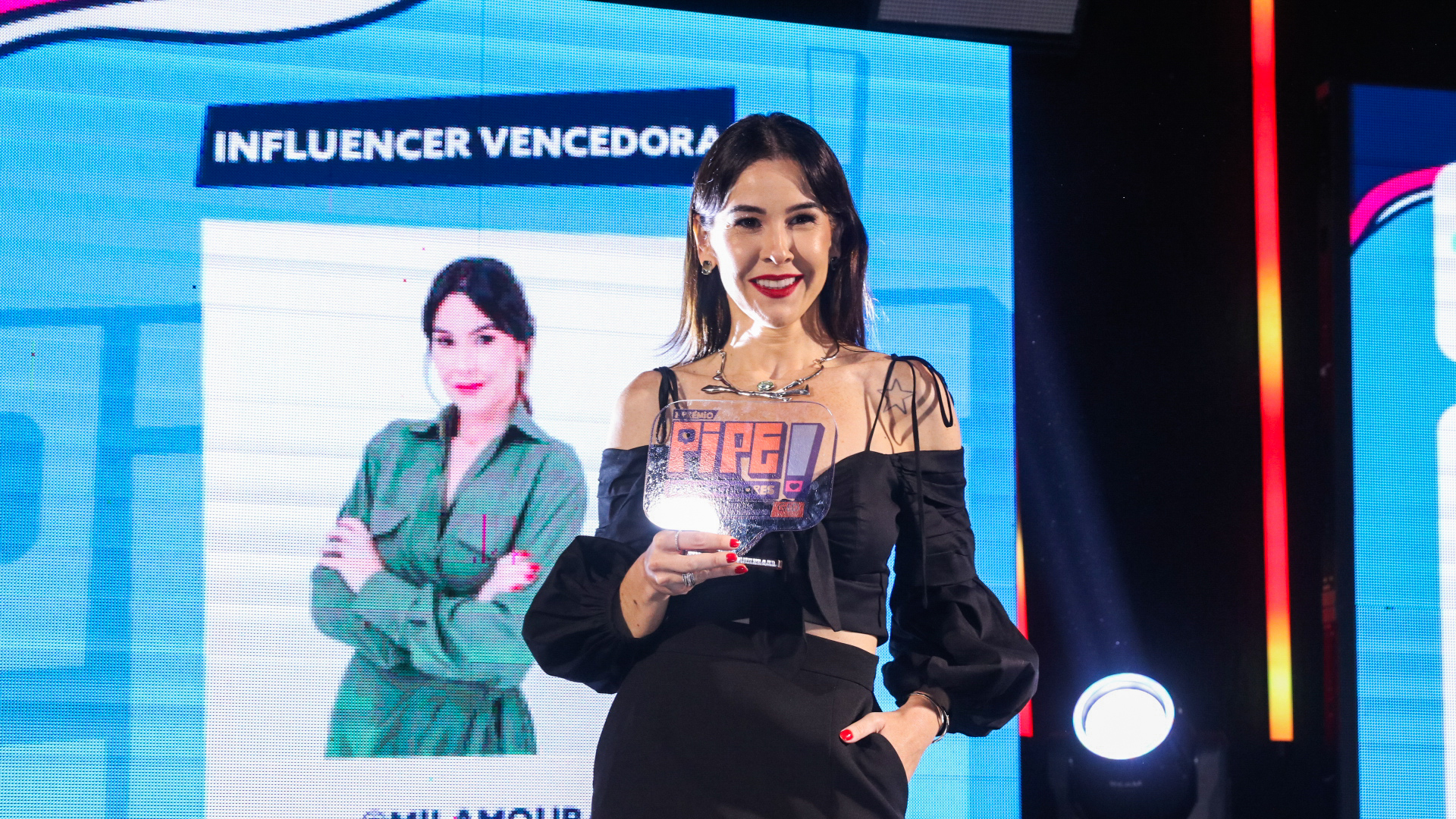 Mila Moura era a única postulante feminina ao prêmio de melhor influenciadora na categoria Empreendorismo