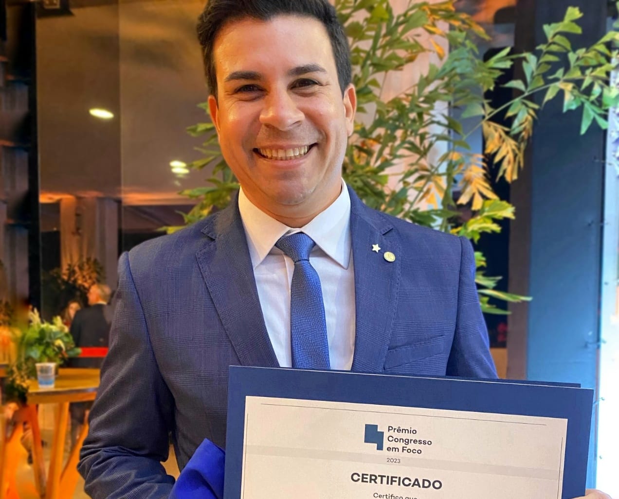 Deputado federal Carlos Veras ganhou pr&ecirc;mio Congresso em Foco 2023/Divulga&ccedil;&atilde;o