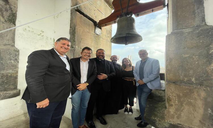 A ideia do projeto 'Os Sinos Tocam' no Centro é permitir que as pessoas admirem a cidade do alto desses patrimônios/Foto: Divulgação A ideia do projeto 'Os Sinos Tocam' no Centro é permitir que as pessoas admirem a cidade do alto desses patrimônios/Foto: Divulgação