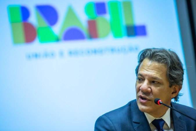 Segundo Haddad, a nova regra fiscal eliminou o ''risco de cauda'' nas despesas públicas/Diogo Zacarias/Ministerio da Fazenda Segundo Haddad, a nova regra fiscal eliminou o ''risco de cauda'' nas despesas públicas/Diogo Zacarias/Ministerio da Fazenda