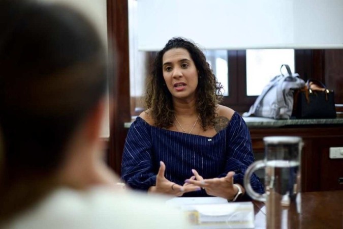 "É inacreditável que uma ministra seja questionada por ir fazer o seu trabalho de combate ao racismo", escreveu a ministra/foto: Divulgação/Ministério da Igualdade Racial "É inacreditável que uma ministra seja questionada por ir fazer o seu trabalho de combate ao racismo", escreveu a ministra/foto: Divulgação/Ministério da Igualdade Racial