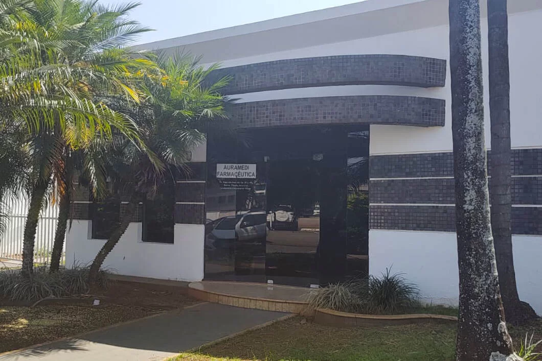 A sede da Auramedi é uma casa em um centro empresarial de Aparecida de Goiânia, região metropolitana da capital/Laura Braga/Metrópoles A sede da Auramedi é uma casa em um centro empresarial de Aparecida de Goiânia, região metropolitana da capital/Laura Braga/Metrópoles