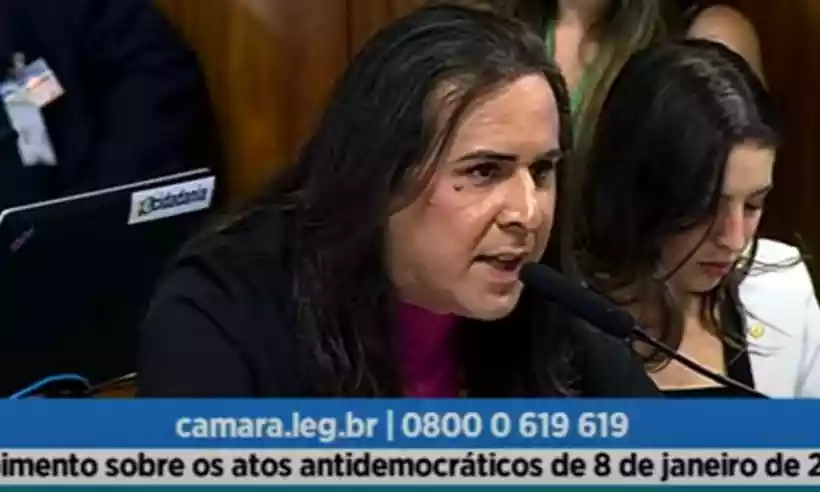 Sessão foi suspensa após bolsonarista se recusar a deixar a CPMI/foto: Reprodução TV/Câmara Sessão foi suspensa após bolsonarista se recusar a deixar a CPMI/foto: Reprodução TV/Câmara