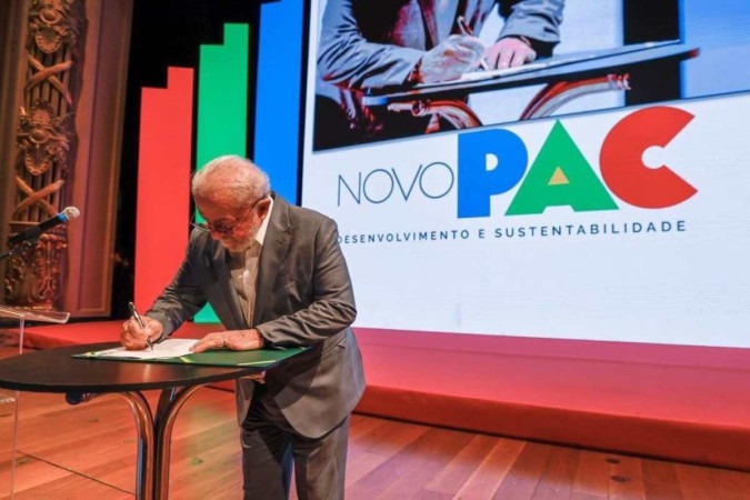 O presidente Lula no lançamento do Novo PAC em agosto/Ricardo Stuckert/PR