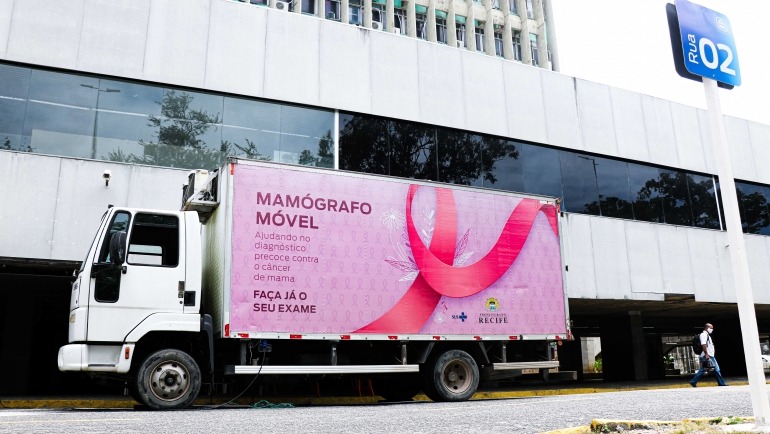 Mamógrafo móvel tem vagas para exames/Foto: Prefeitura do Recife/ Divulgação Mamógrafo móvel tem vagas para exames/Foto: Prefeitura do Recife/ Divulgação