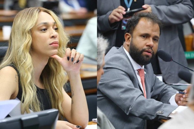 A deputada Erika Hilton (Psol-SP) e o deputado Pastor Henrique Vieira (Psol-RJ) participaram da Comissão e condenaram a aprovação do projeto/foto: Vinicius Loures/Câmara dos Deputados A deputada Erika Hilton (Psol-SP) e o deputado Pastor Henrique Vieira (Psol-RJ) participaram da Comissão e condenaram a aprovação do projeto/foto: Vinicius Loures/Câmara dos Deputados