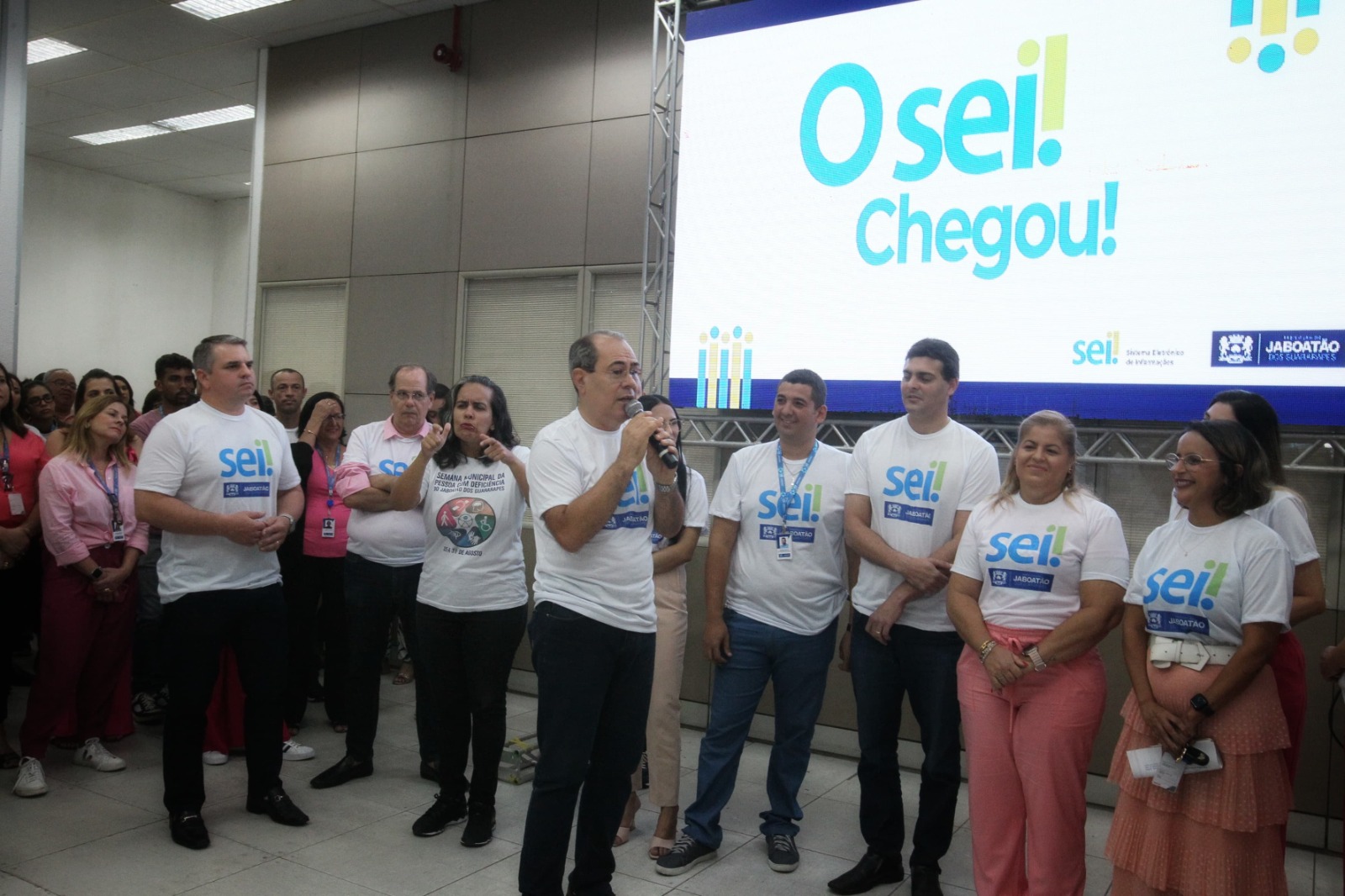 Ao longo do mês de outubro, os servidores da prefeitura de Jaboatão dos Guararapes passarão por uma capacitação quanto ao funcionamento da ferramenta/Foto: Chico Bezerra/PMJG Ao longo do mês de outubro, os servidores da prefeitura de Jaboatão dos Guararapes passarão por uma capacitação quanto ao funcionamento da ferramenta/Foto: Chico Bezerra/PMJG