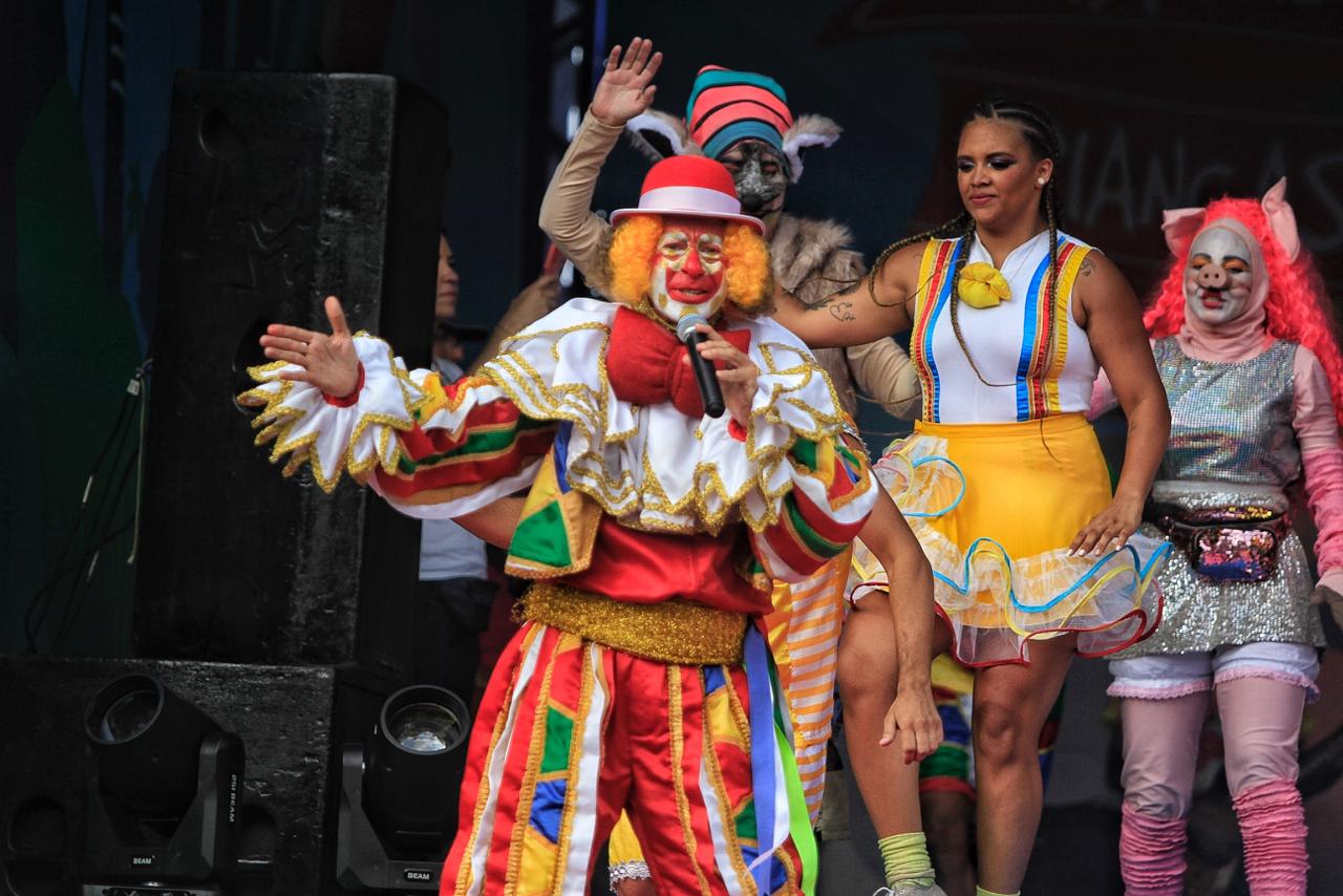 Palhaço Chocolate participa da festa no Parque 13 de Maio por mais de 30 anos