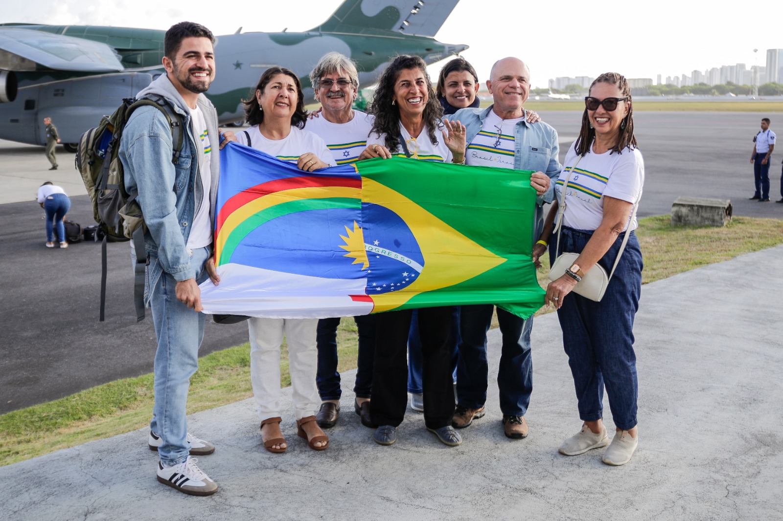 Brasileiros que foram repatriados de Israel chegaram ao Recife/Foto: Rafael Vieira/DP Brasileiros que foram repatriados de Israel chegaram ao Recife/Foto: Rafael Vieira/DP