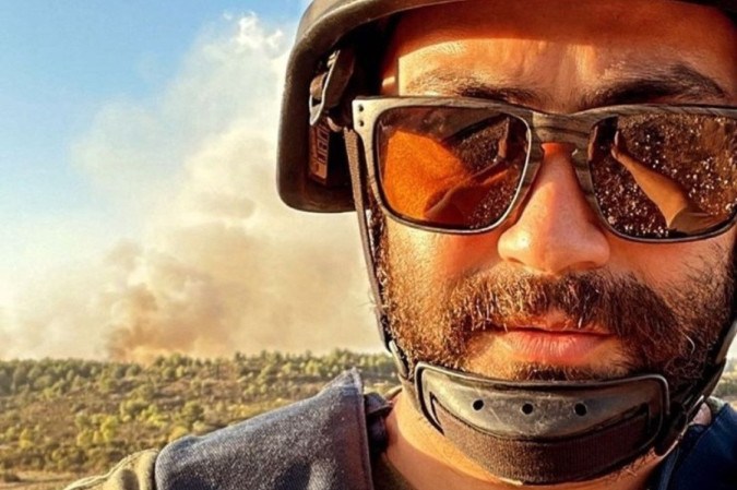 Morreu, o fotojornalista Issam Abdallah, após bombardeio no sul do Líbano