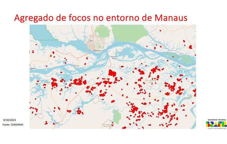 Agregado de foco no entorno de Manaus