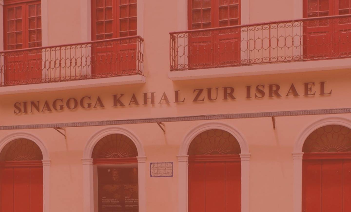 Sinagoga fica na Rua do Bom Jesus, no Recife/Foto: Divulgação
