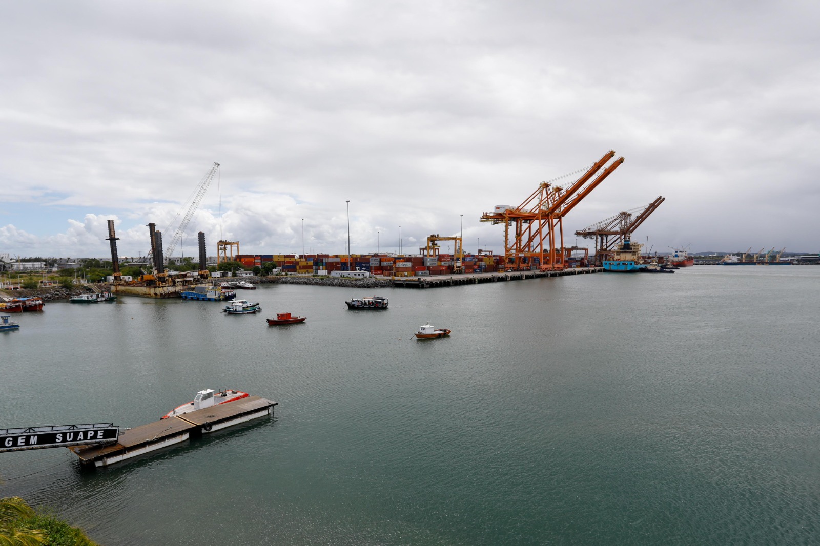 As obras do empreendimento serão iniciadas em 2024 e a APM Terminals planeja iniciar as operações em 2026/Miva Filho/ Secom As obras do empreendimento serão iniciadas em 2024 e a APM Terminals planeja iniciar as operações em 2026/Miva Filho/ Secom