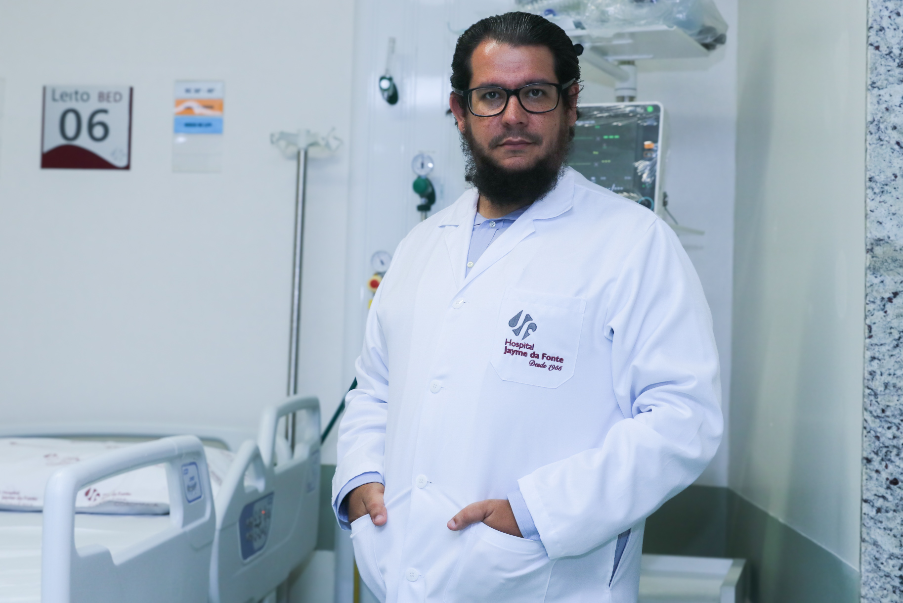 Aarão Barreto, coordenador da UTI Jayme da Fonte: cuidado requer consultas às famílias/Foto: Sandy James/DP