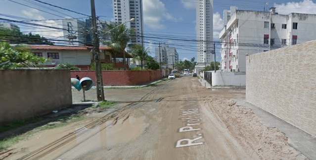 Assassinato aconteceu na Rua Maria Digna Gameiro, em Barra de Jangada/Reprodução/Google Assassinato aconteceu na Rua Maria Digna Gameiro, em Barra de Jangada/Reprodução/Google