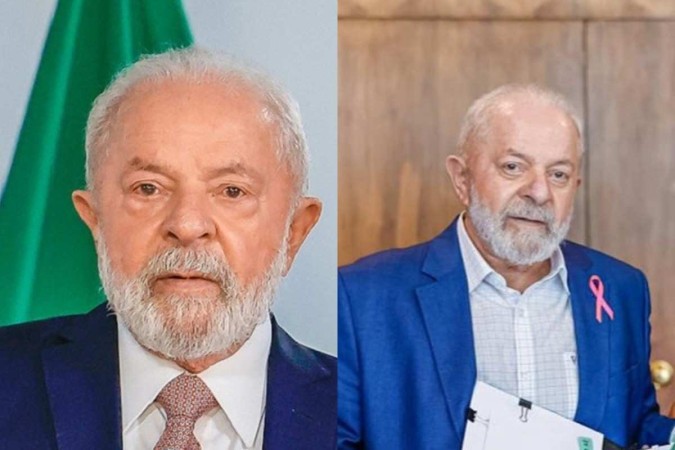 Lula antes (E) e depois (D) da cirurgia de blefaroplastia nas pálpebras/Foto: Presidência da República/Divulgação Lula antes (E) e depois (D) da cirurgia de blefaroplastia nas pálpebras/Foto: Presidência da República/Divulgação