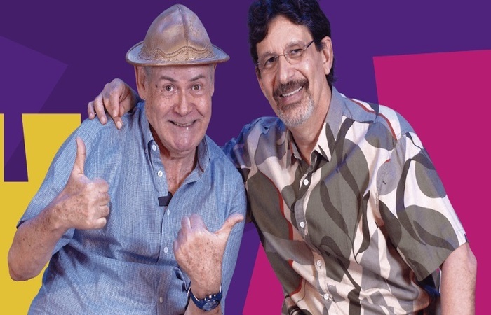 Zé Lezin e Jessier Quirino combinam 'doidices' em show inédito/Crédito: Divulgação Zé Lezin e Jessier Quirino combinam 'doidices' em show inédito/Crédito: Divulgação