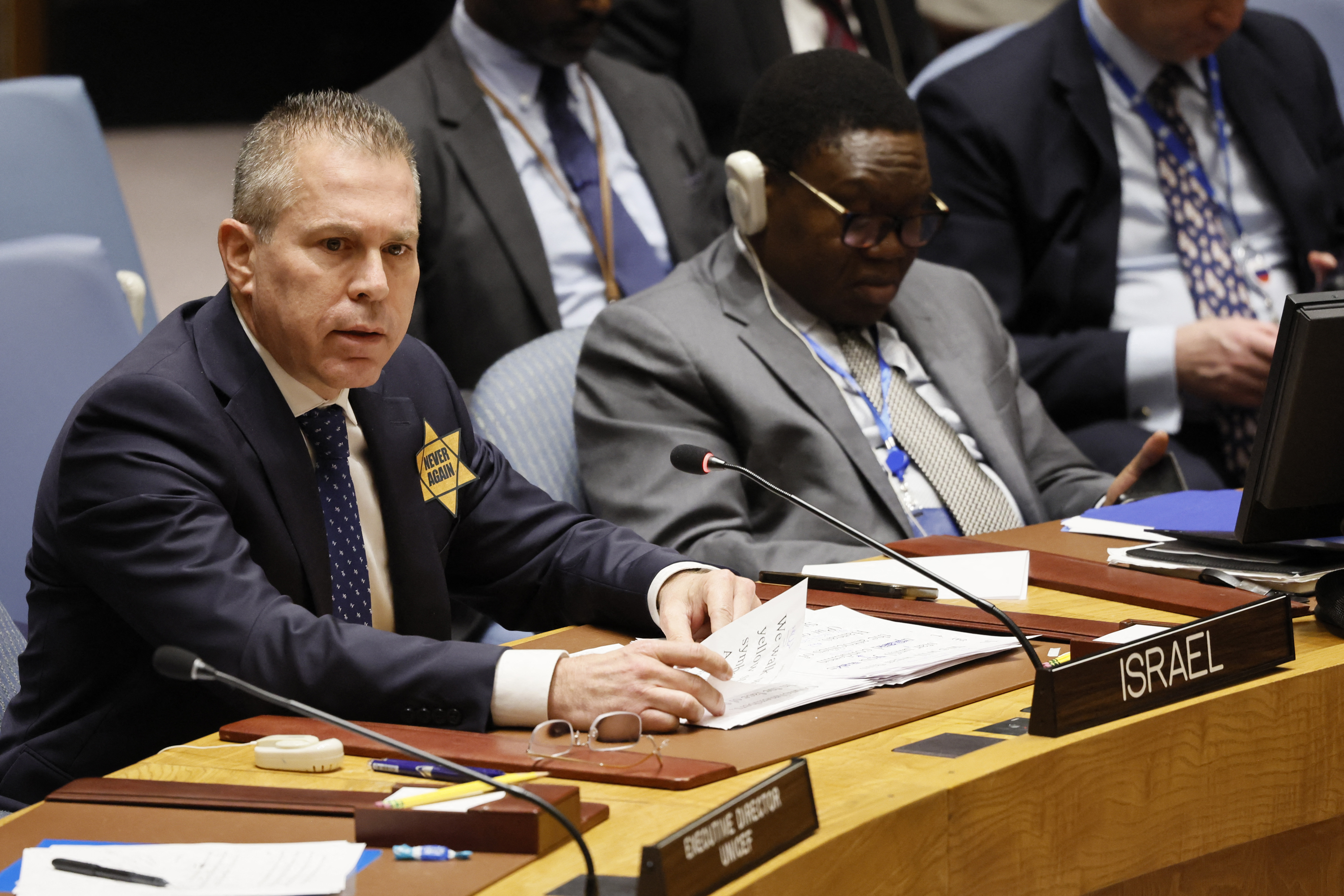 Gilad Erdan/foto: Michael M. Santiago / GETTY IMAGES NORTH AMERICA / Getty Images via AFP Gilad Erdan/foto: Michael M. Santiago / GETTY IMAGES NORTH AMERICA / Getty Images via AFP