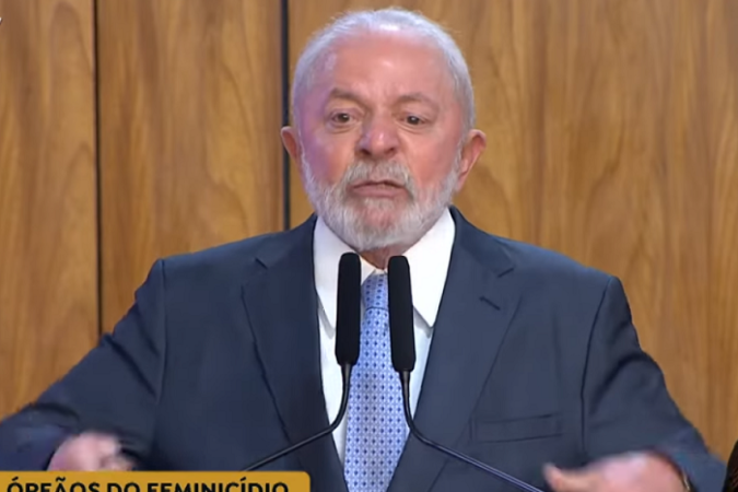 "É uma lei que sanciono com tristeza", disse o presidente Lula, por ser uma medida decorrente da morte de uma mãe/foto: Reprodução/TV Brasil "É uma lei que sanciono com tristeza", disse o presidente Lula, por ser uma medida decorrente da morte de uma mãe/foto: Reprodução/TV Brasil