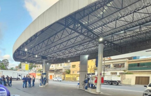 Posto de combustíveis é um dos alvos da operação