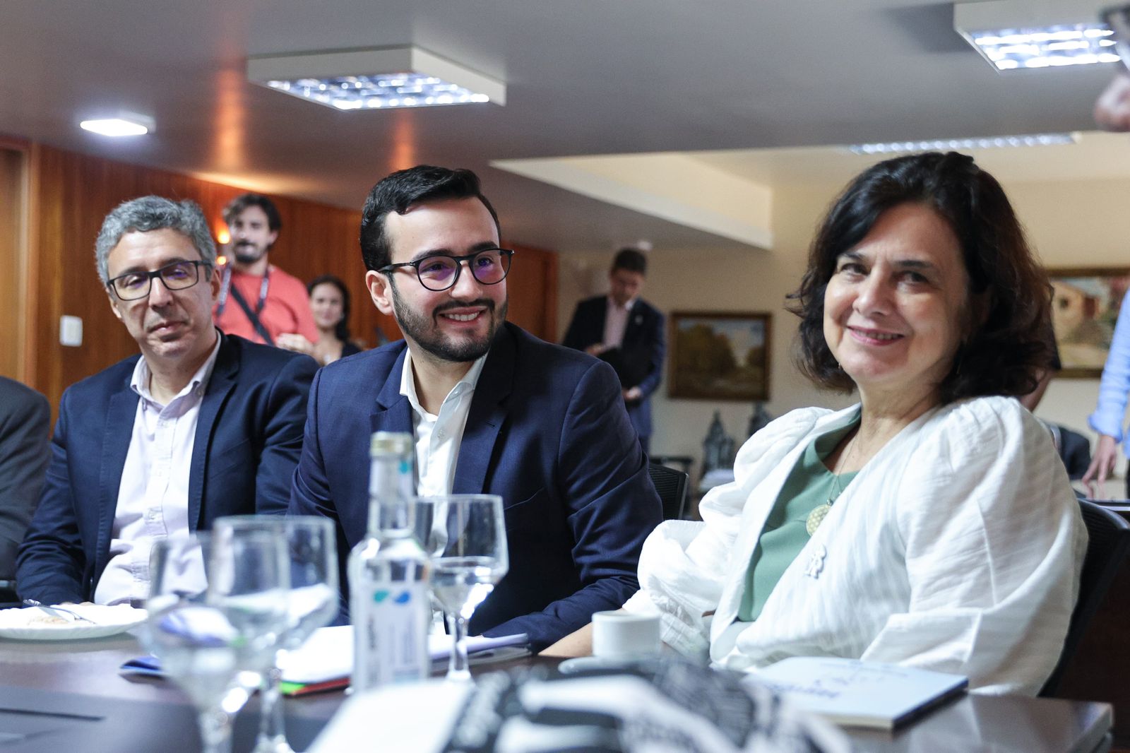 Lula da Fonte e N&iacute;sia Trindade colocaram em pauta projetos cruciais para o sistema de sa&uacute;de/foto: Paulo Paiva