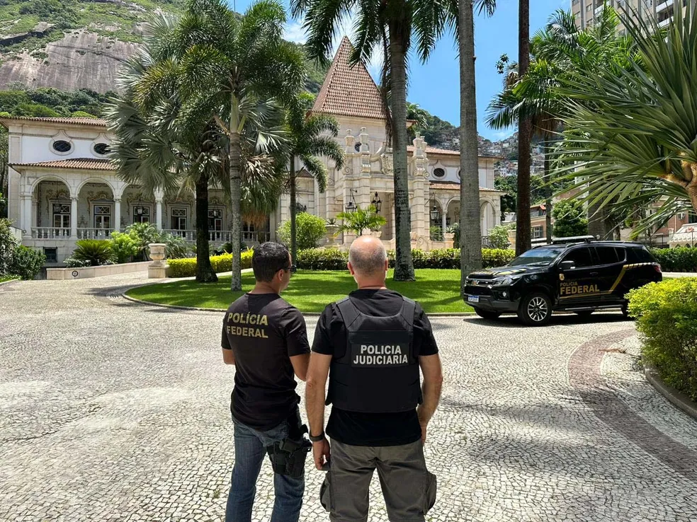 Consulado de Portugal no Rio de Janeiro foi hoje (7) alvo de buscas/Foto: Divulgação/ Polícia Federal