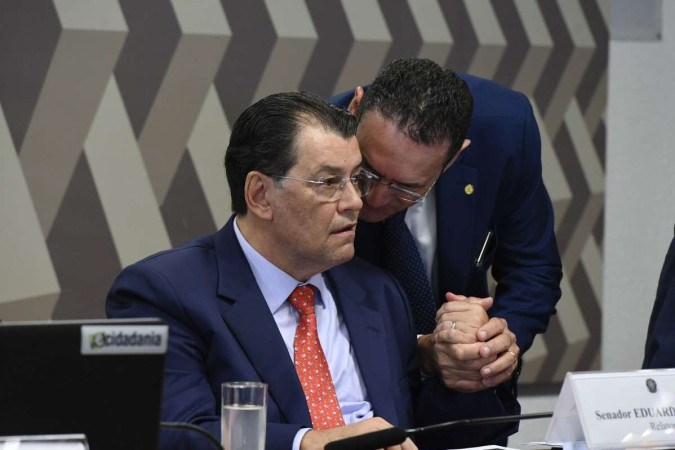 O relator Eduardo Braga na Comissão de Constituição e Justiça: ''É a primeira Reforma Tributária aprovada no país durante o regime democrático''/Créditos: Roque de Sá/Agência Senado O relator Eduardo Braga na Comissão de Constituição e Justiça: ''É a primeira Reforma Tributária aprovada no país durante o regime democrático''/Créditos: Roque de Sá/Agência Senado
